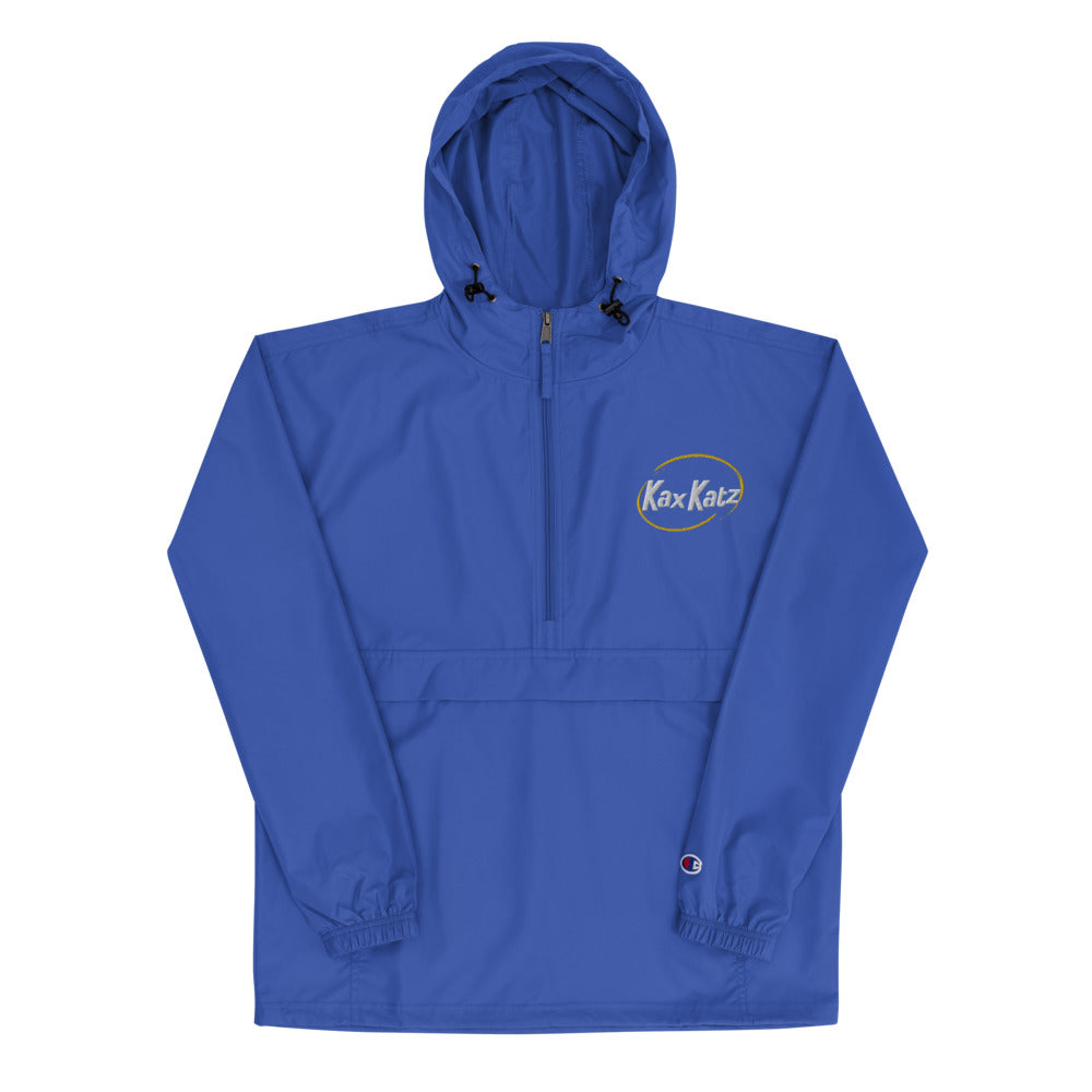 Embroidered KaxKatz x Champion Packable Trap Jacket